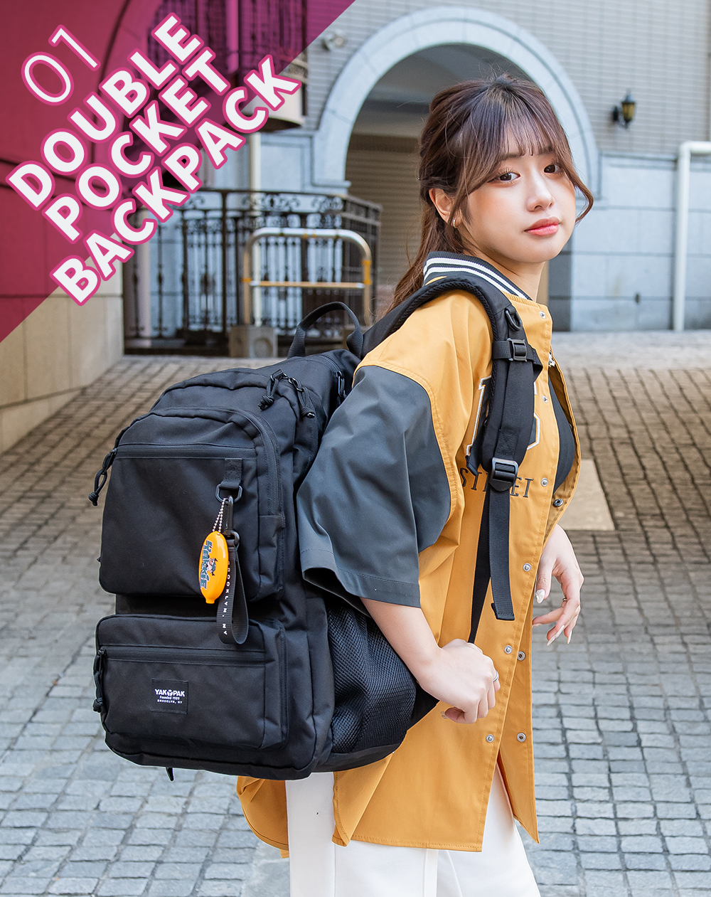 DOUBLE POCKET BACKPACK画像